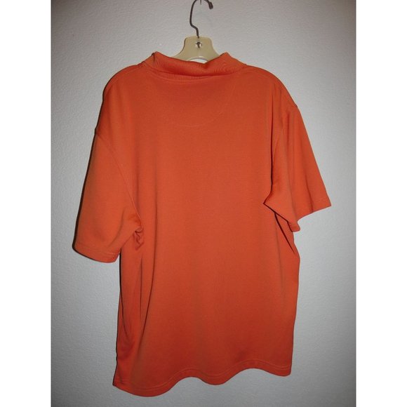Men's Orange Gold Shirt Polo, XL, Performance Roundtree & Yorke - Picture 3 of 4